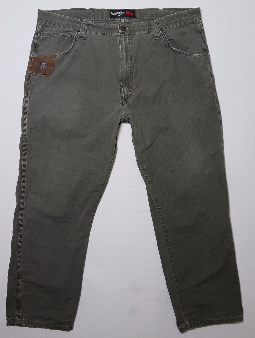Wrangler Riggs Mens Ripstop Technician Pants 40X29 Charcoal Relaxed Fit